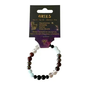 Aries | Crystal Healing Bracelet for Zoadic Energy