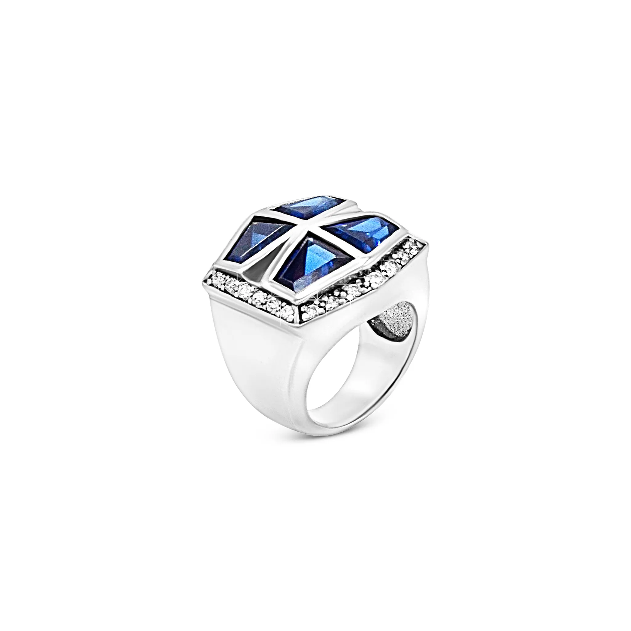 Azure Elegance Ring
