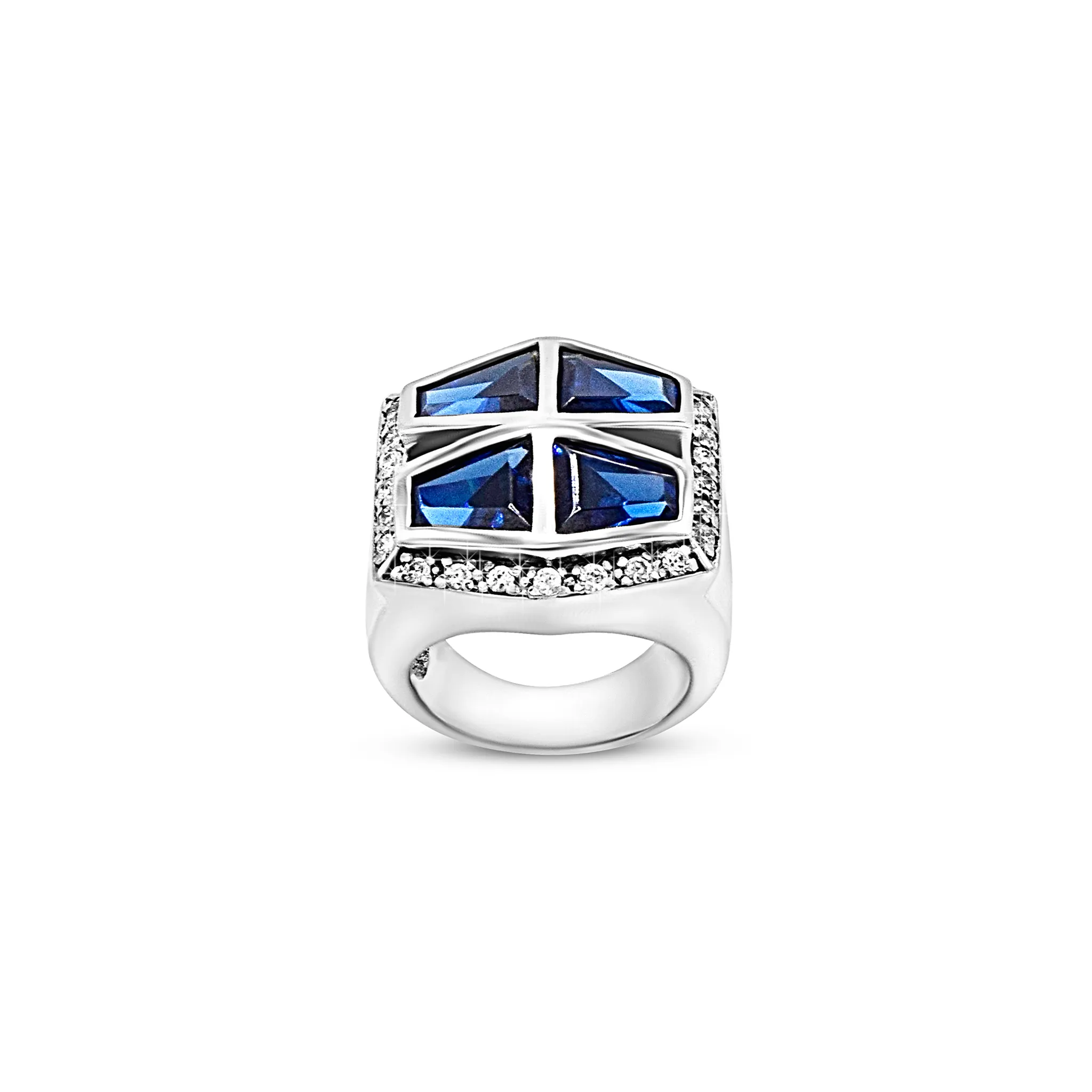 Azure Elegance Ring