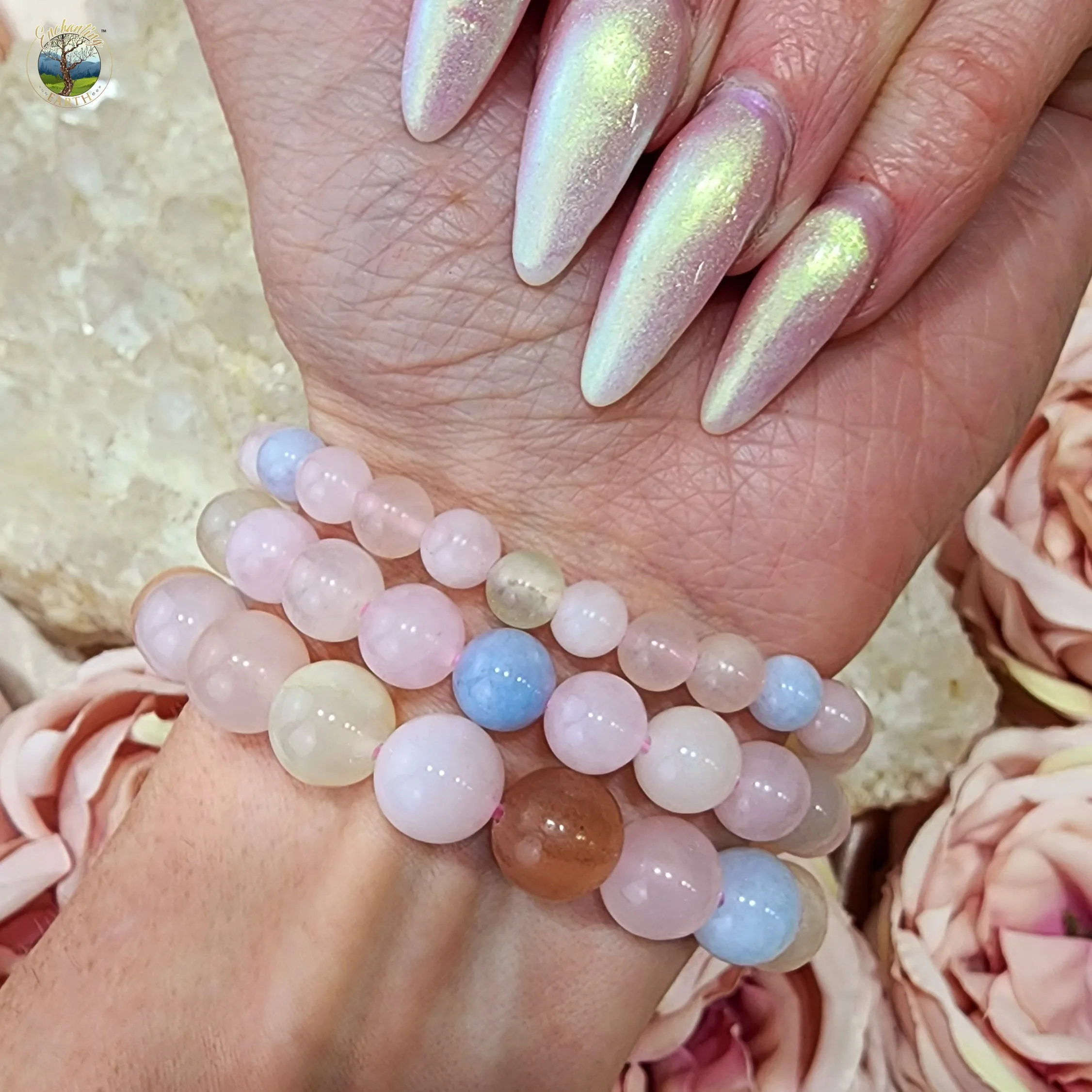 Beryl Mix Bracelet for Communication and Love