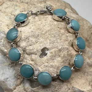 Bracelet Aquamarine Round