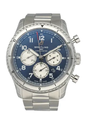 Breitling Aviator 8 B01 Chronograph AB0119 Men's Watch Box Papers