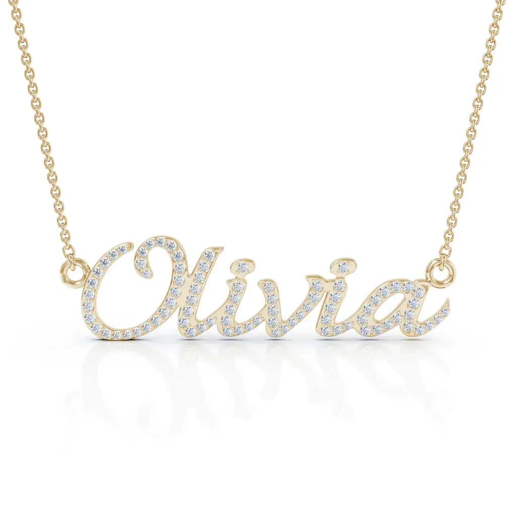 Diamond Name Necklace