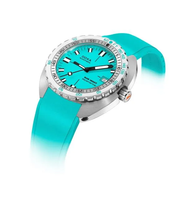 Doxa SUB 1500T Aquamarine Rubber