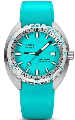 Doxa SUB 1500T Aquamarine Rubber