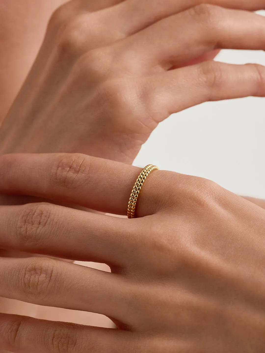 Duo Beaded Ring
