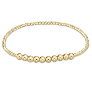 Enewton Gold Beaded Bliss 4mm Bracelet