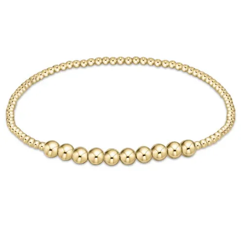 Enewton Gold Beaded Bliss 4mm Bracelet