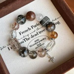 Four Seasons Phantom Rutilated Super 7 Bracelet
