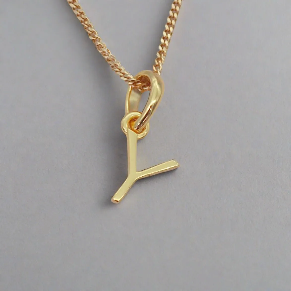Gold Initial and August Peridot Birthstone Necklace