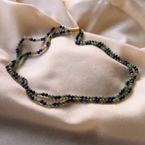 Jade and Lapis Lazuli Double String