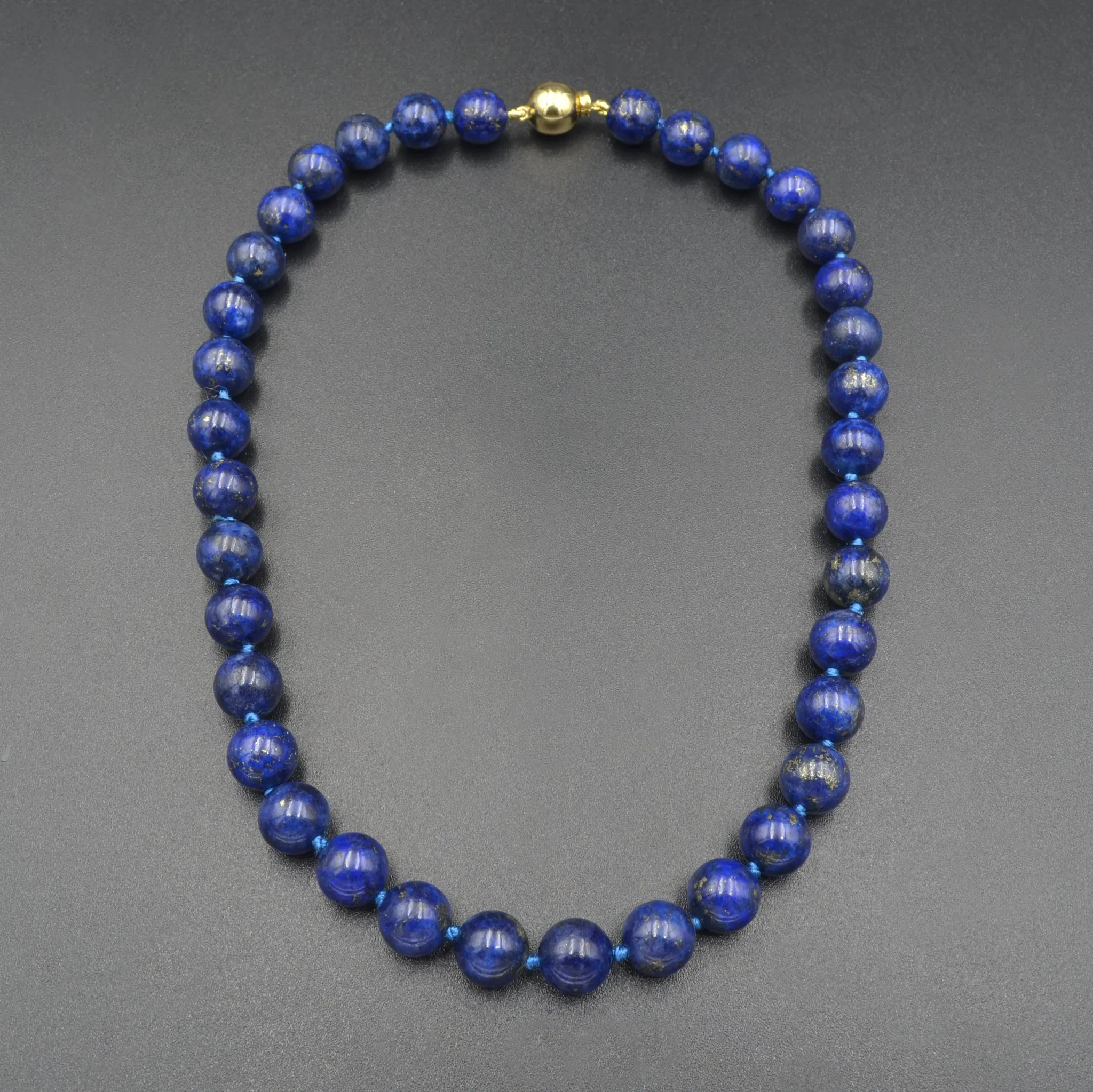 Lapis Lazuli Beaded Collar Necklace