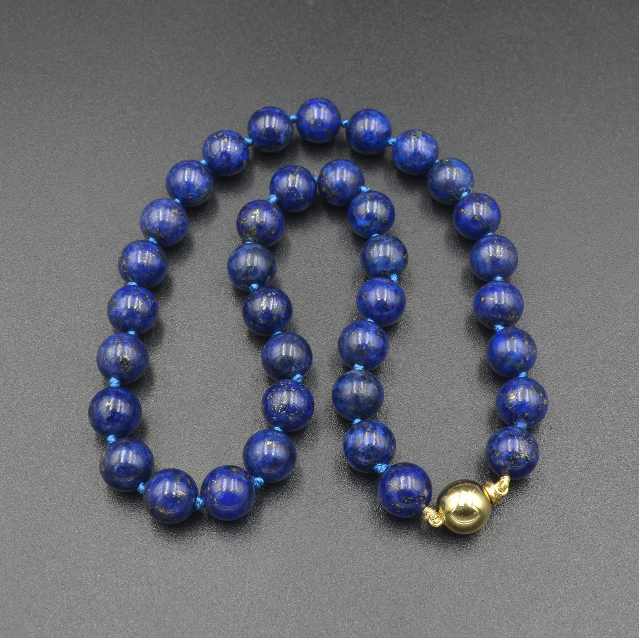 Lapis Lazuli Beaded Collar Necklace