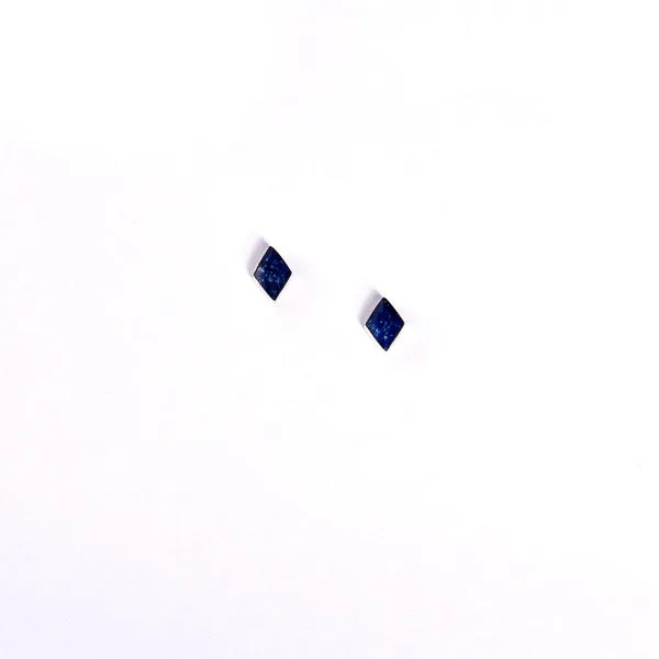 Lapis Lazuli Earrings Antilef | Handcrafted Jewelry | Crafted in Chile