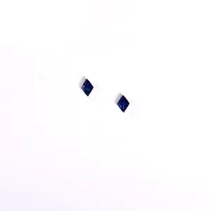 Lapis Lazuli Earrings Antilef | Handcrafted Jewelry | Crafted in Chile