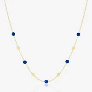Margo Necklace in Lapis Lazuli