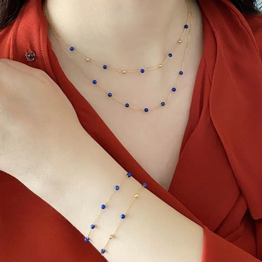 Margo Necklace in Lapis Lazuli