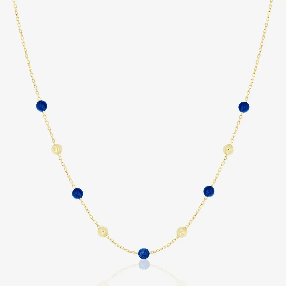 Margo Necklace in Lapis Lazuli