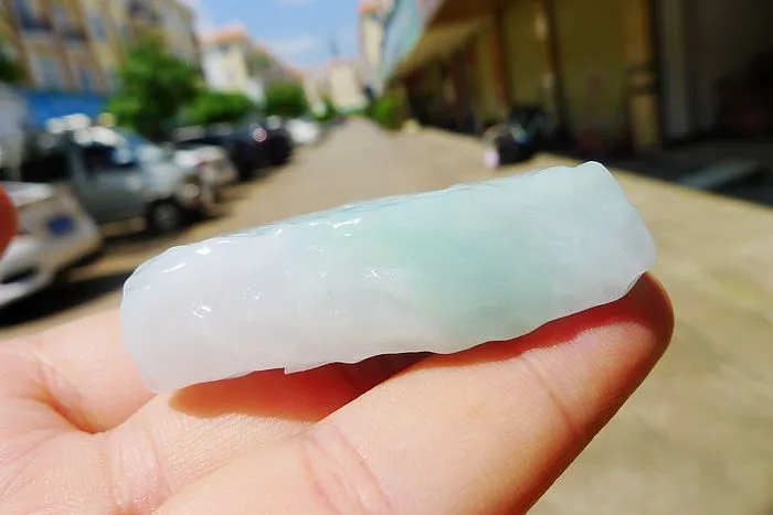 Natural Jade Rough Jadeite Raw (48g,4.9X3.6X1.25cm)