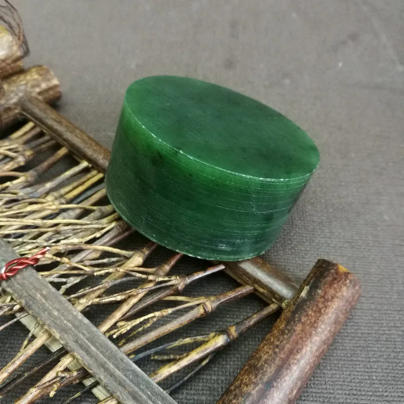 Natural Kunlun Jade Rough Nephrite Raw (192g,5.6X2.7cm)