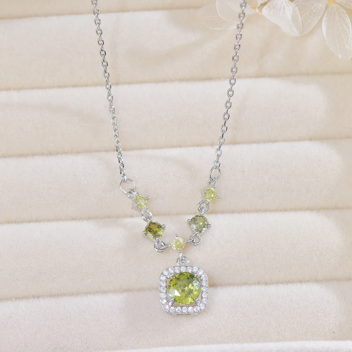 Peridot Baroque Necklace