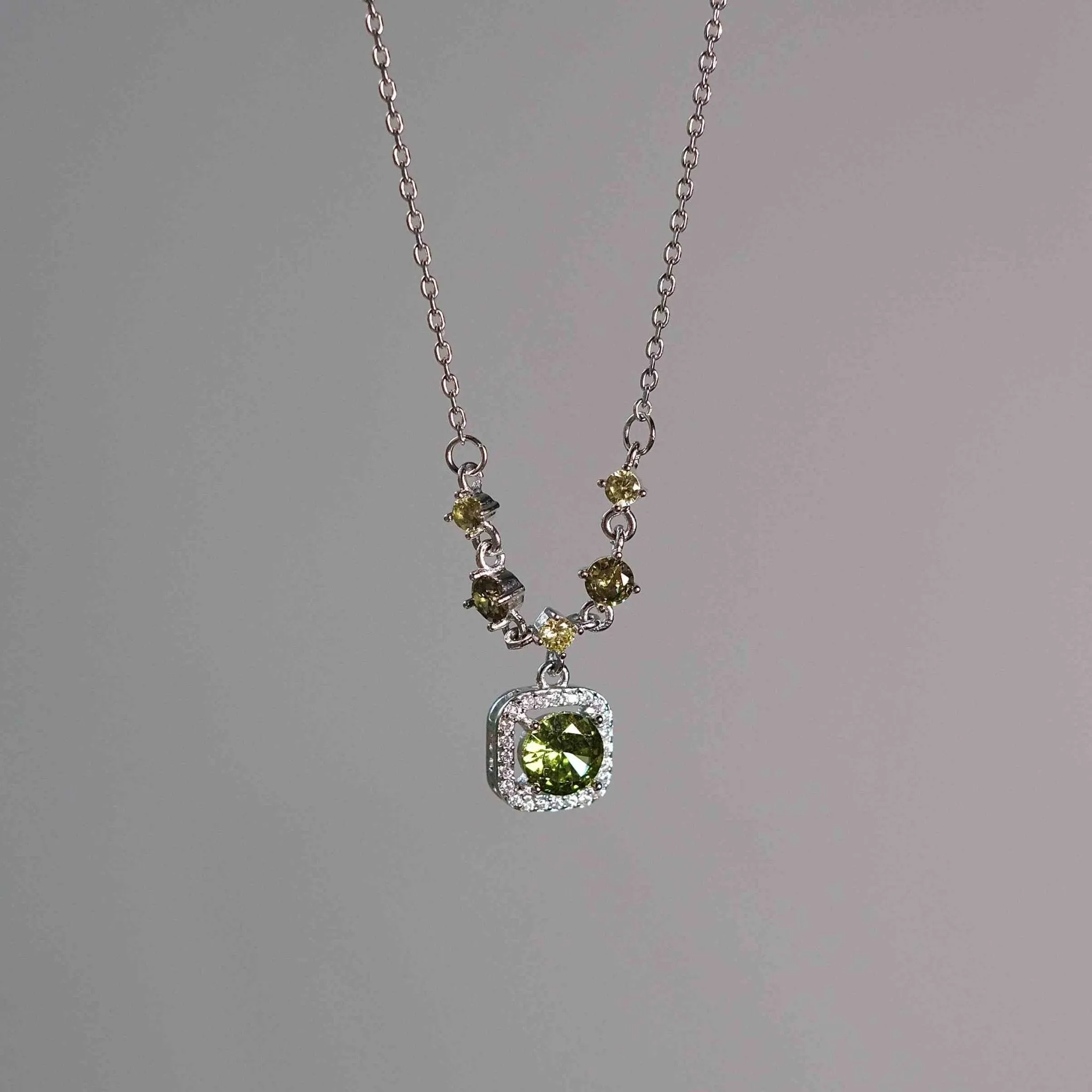 Peridot Baroque Necklace