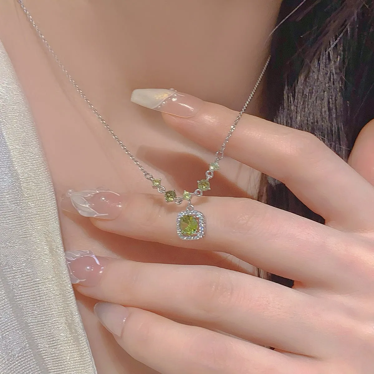 Peridot Baroque Necklace