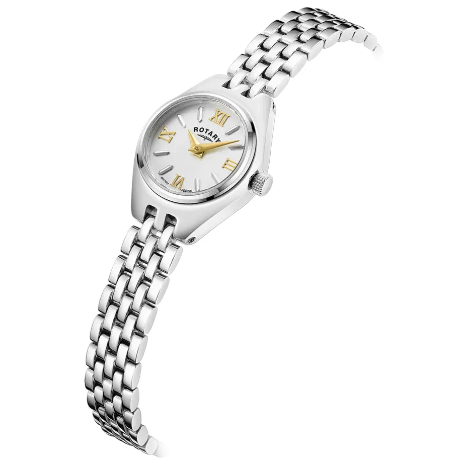 Rotary Balmoral Ladies Silver Steel Watch LB05125/70