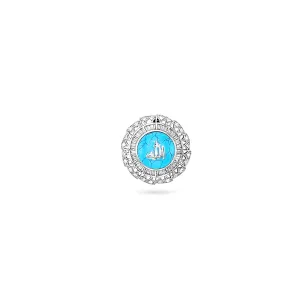 Round Turquoise Allah Pendant