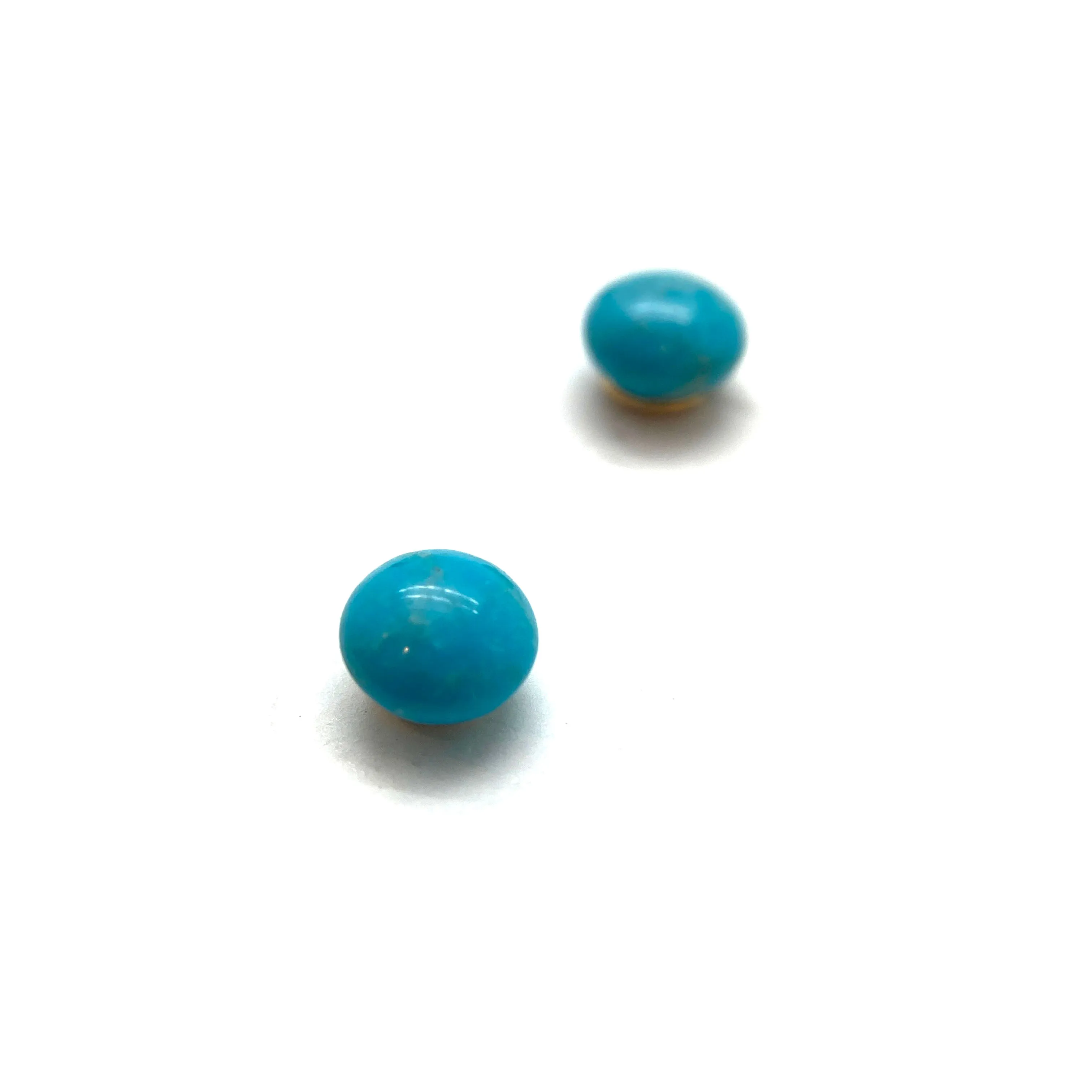 Round Turquoise Studs