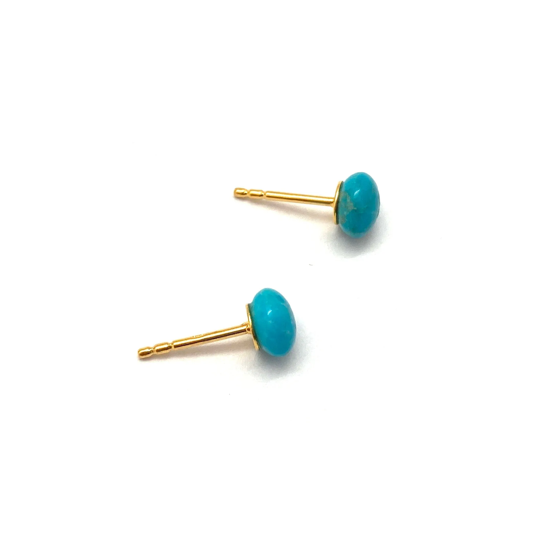 Round Turquoise Studs