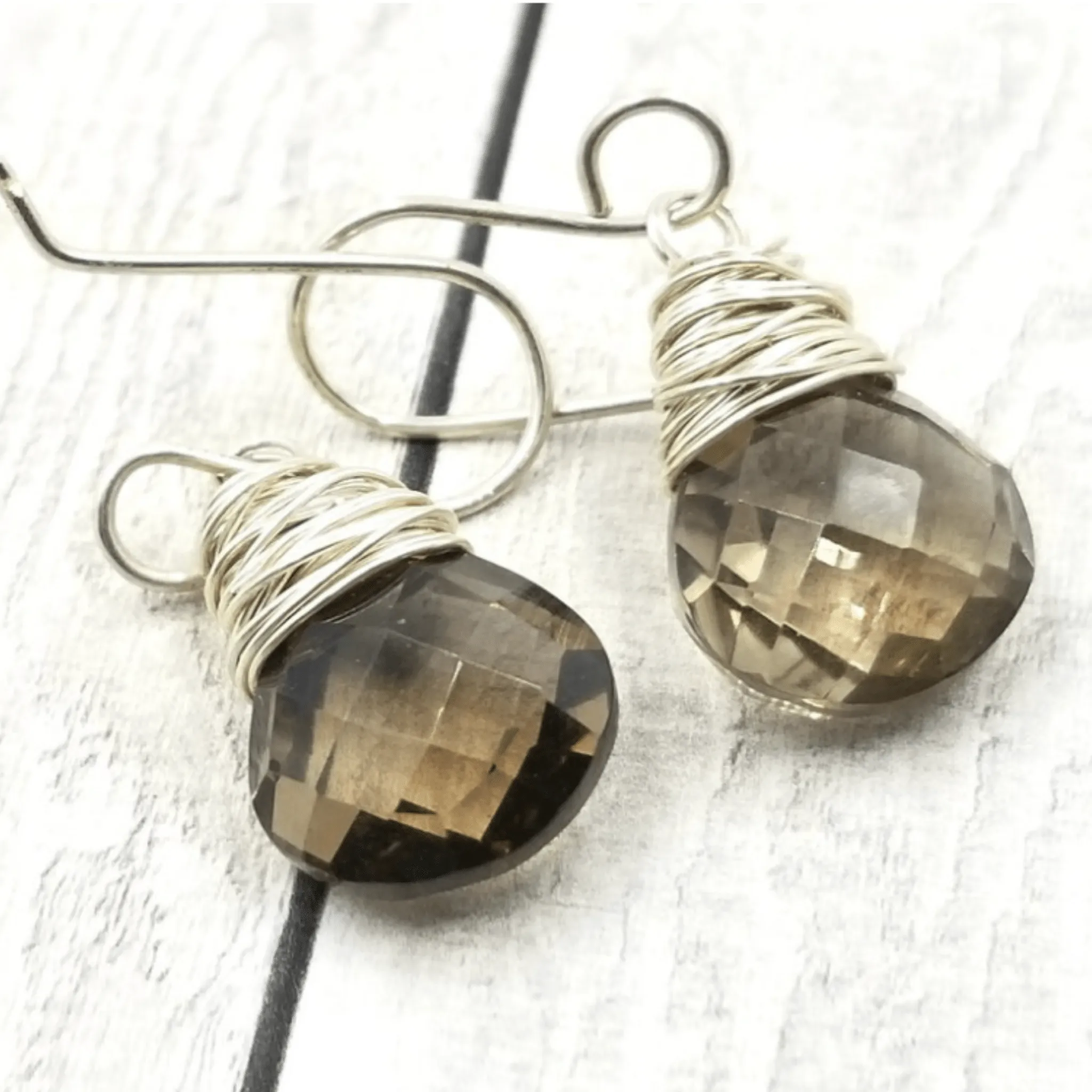 Smoky Quartz Earrings