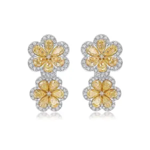 Striking Diamond Stud Earrings