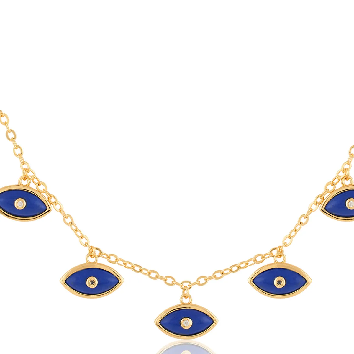 Summer Eyes Charm Necklace