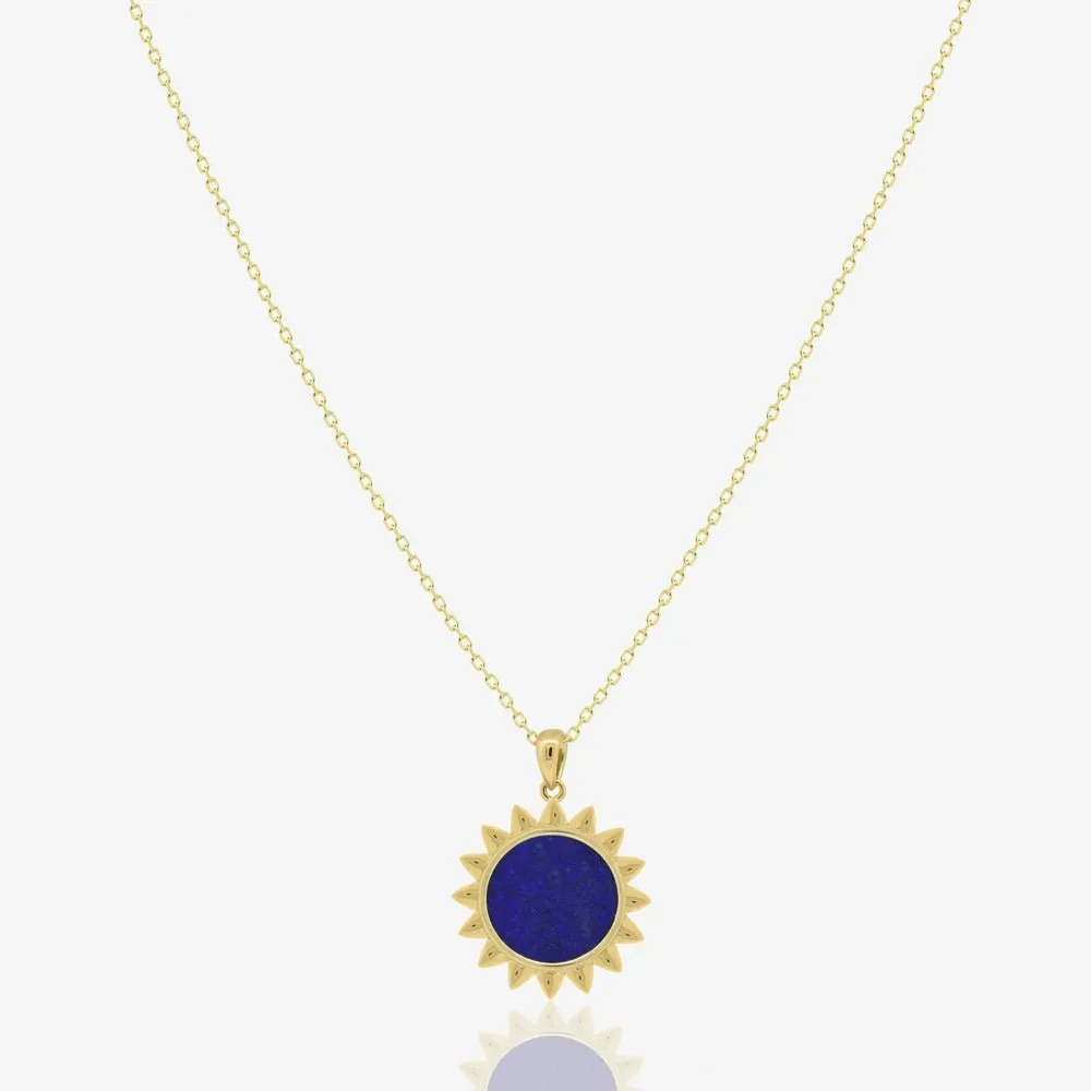 Sunshine Necklace in Lapis Lazuli