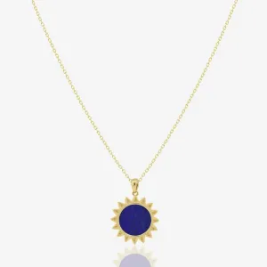 Sunshine Necklace in Lapis Lazuli