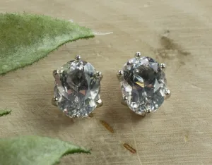 Tanzanian Quartz Earrings, Natural Untreated Mondo Quartz; 3.710cts