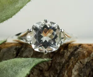 Tanzanian Quartz Ring, Genuine Untreated Mondo Quartz