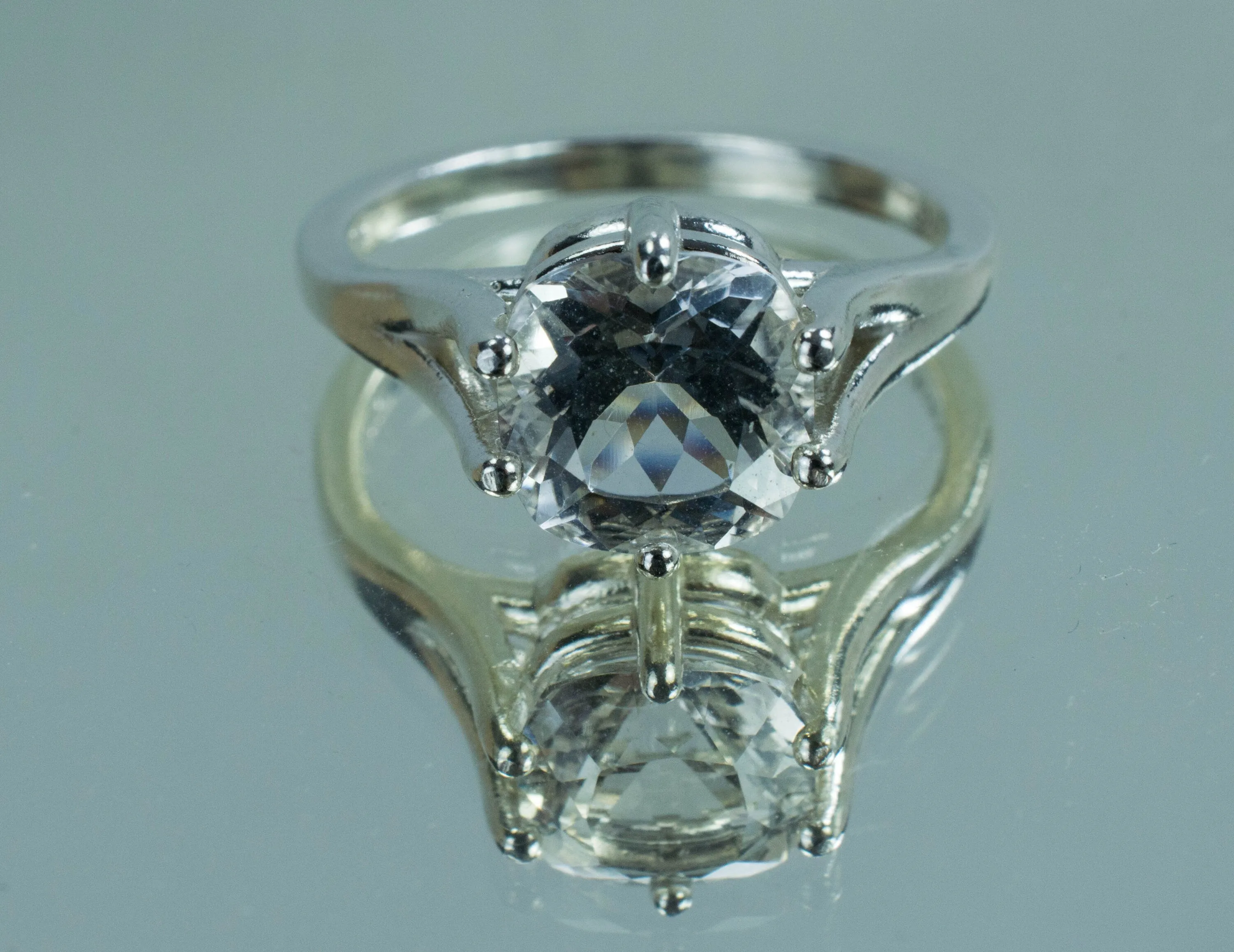 Tanzanian Quartz Ring, Genuine Untreated Mondo Quartz