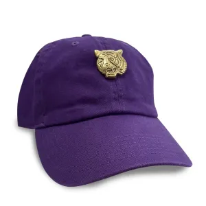 Tiger Baseball Cap with Medallion