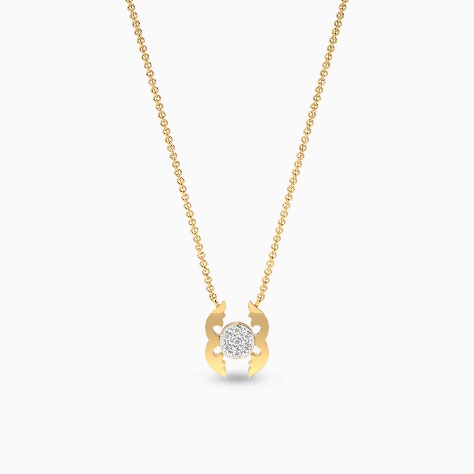 Wild Orchid Diamond Necklace