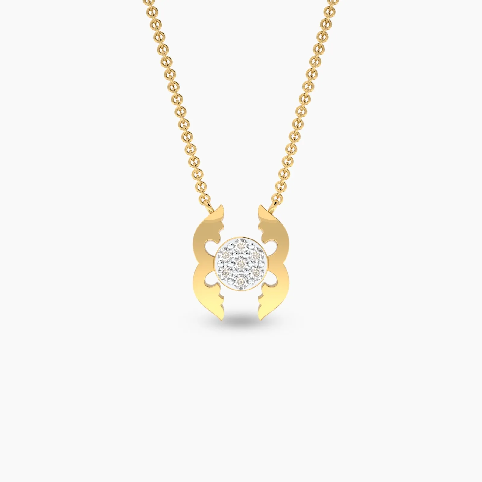 Wild Orchid Diamond Necklace