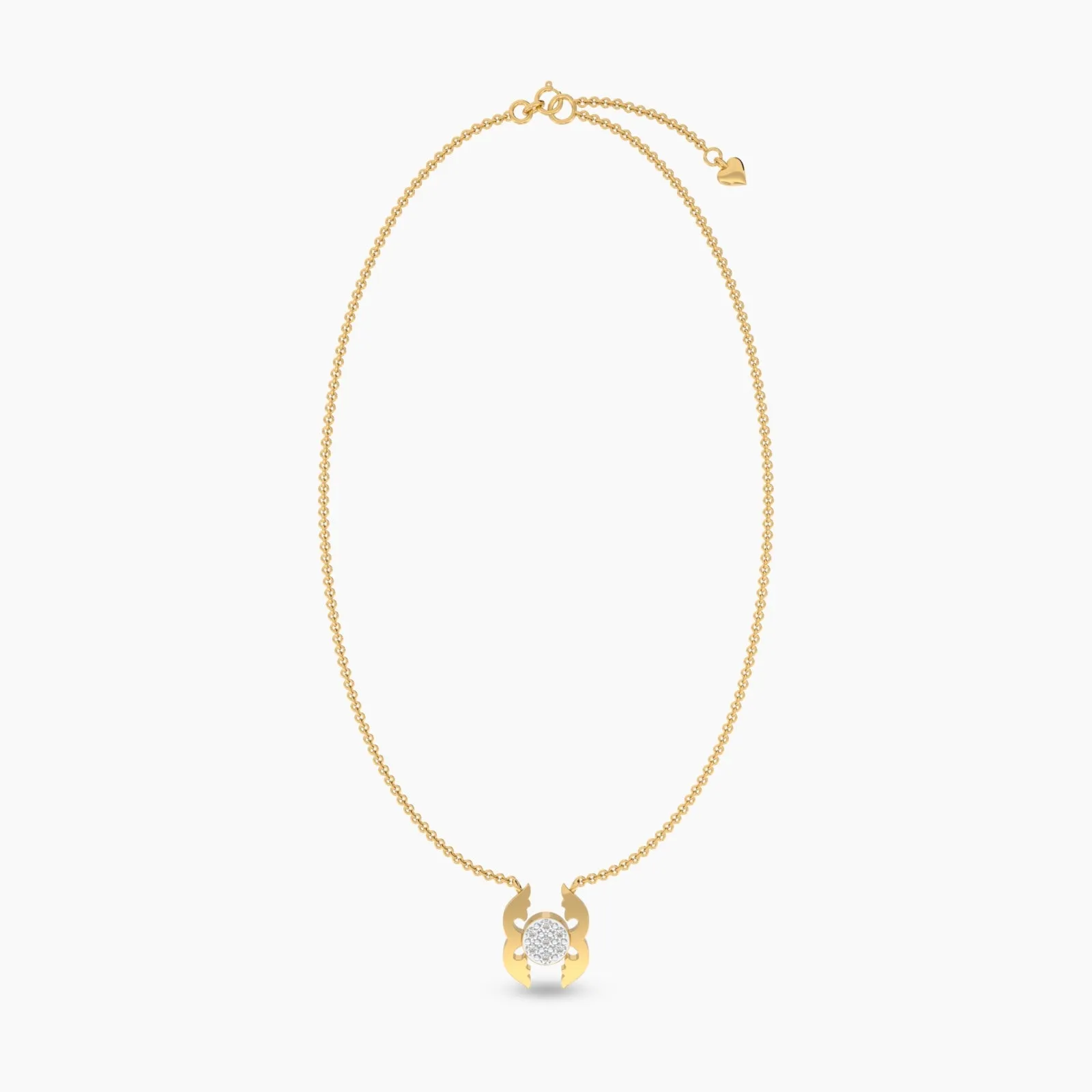 Wild Orchid Diamond Necklace