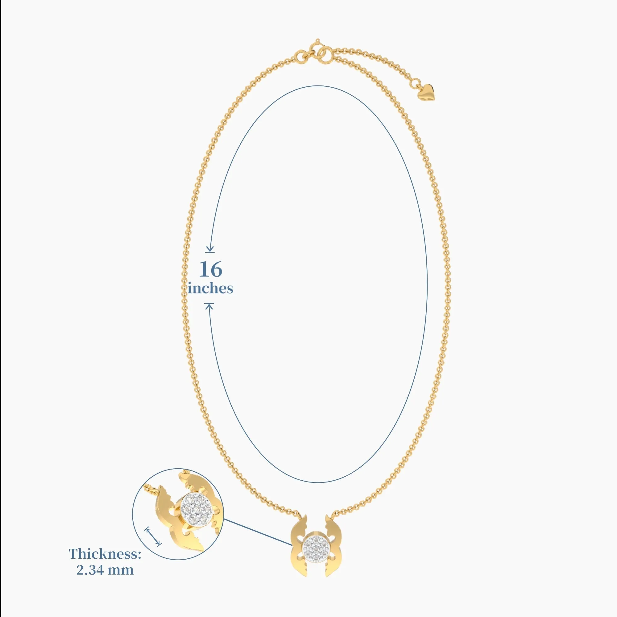 Wild Orchid Diamond Necklace