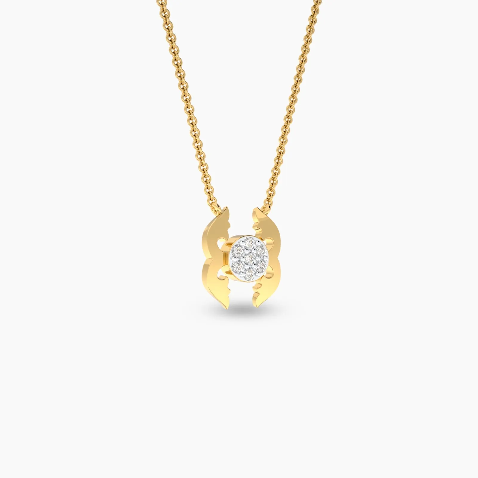 Wild Orchid Diamond Necklace