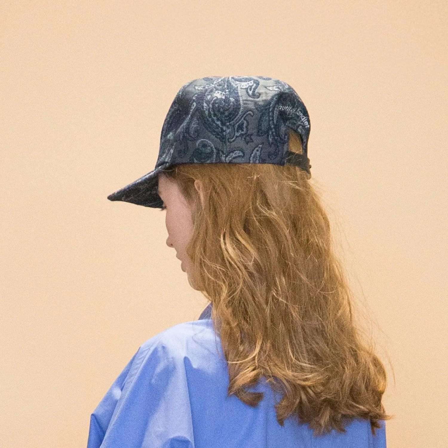 WM06-AC232064 PAISLEY PATTERN JACQUARD CAP