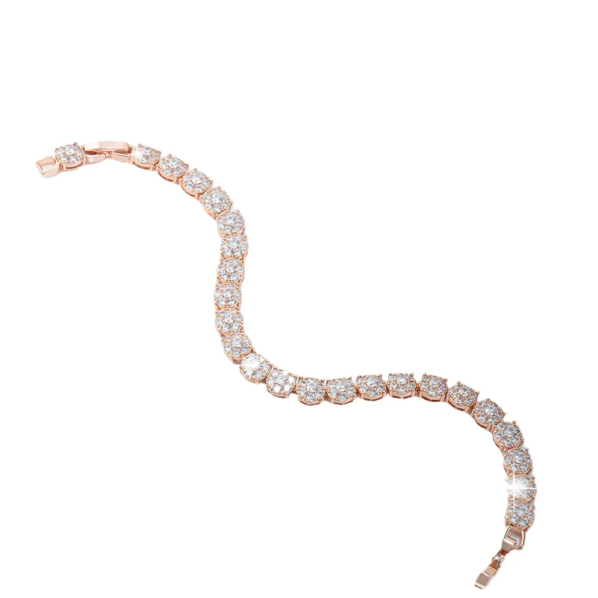 Zirconium alloy bracelet European and American cross-border fashion light luxury